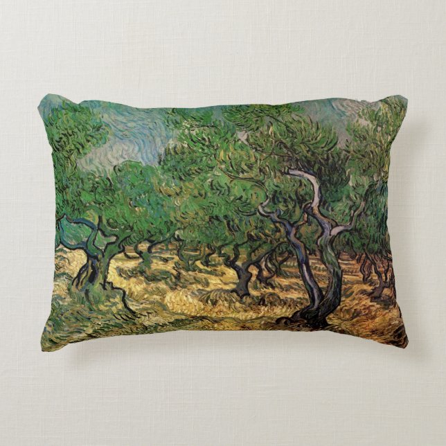 Vincent van Gogh - Olive Grove Accent Pillow (Front)