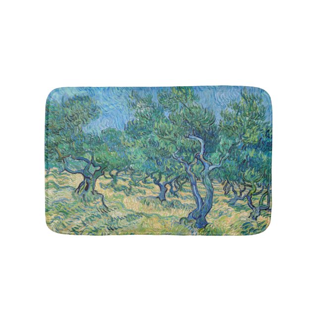 Vincent van Gogh - Olive Grove Bath Mat (Front)