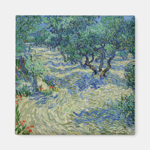 Vincent van Gogh - Olive Grove: Bright Blue Sky Magnet
