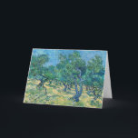 Vincent van Gogh - Olive Grove Card<br><div class="desc">Olive Grove - Vincent van Gogh,  1889,  Saint-Remy</div>