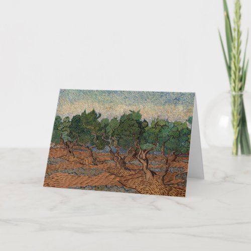 Vincent van Gogh _ Olive Grove Card
