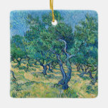 Vincent van Gogh - Olive Grove Ceramic Ornament<br><div class="desc">Olive Grove - Vincent van Gogh,  1889,  Saint-Remy</div>