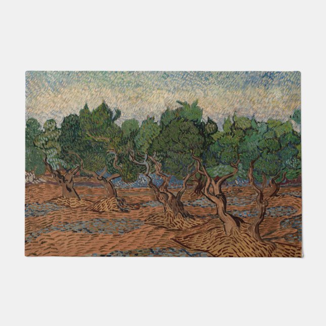 Vincent van Gogh - Olive Grove Doormat (Front)