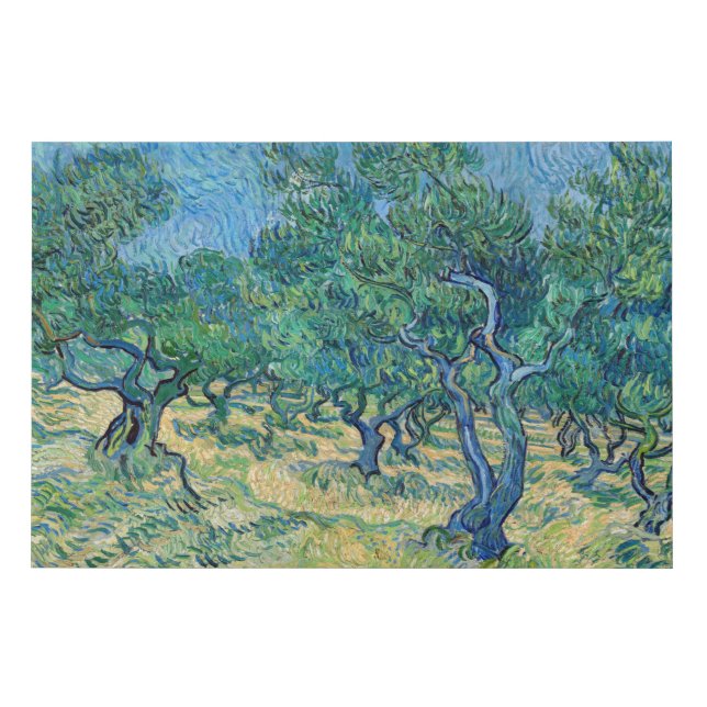 Vincent van Gogh - Olive Grove Faux Canvas Print (Front)