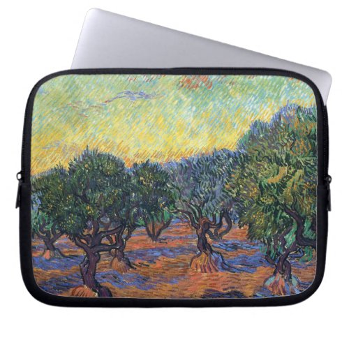 Vincent Van Gogh Olive Grove Impressionism Art Laptop Sleeve