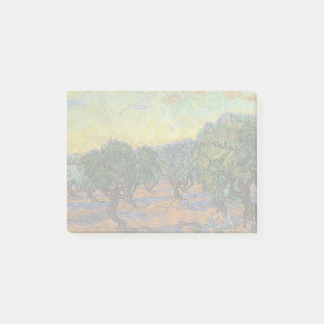 Vincent Van Gogh Olive Grove Impressionism Art Post-it Notes (Front)
