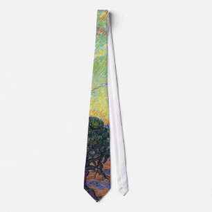 Vincent Van Gogh Olive Grove Impressionism Art Tie