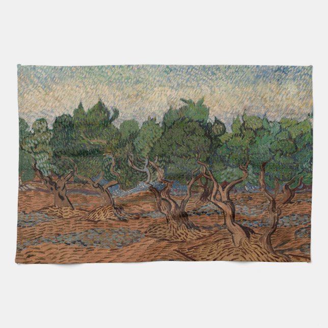 Vincent van Gogh - Olive Grove Kitchen Towel (Horizontal)