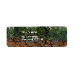 Vincent van Gogh - Olive Grove Label