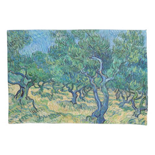 Vincent van Gogh _ Olive Grove Pillow Case