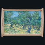 Vincent van Gogh - Olive Grove Serving Tray<br><div class="desc">Olive Grove - Vincent van Gogh,  1889,  Saint-Remy</div>