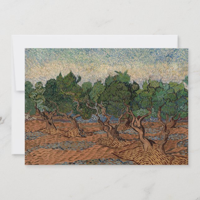 Vincent van Gogh - Olive Grove Thank You Card (Front)