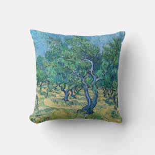 Vincent van Gogh - Olive Grove Throw Pillow