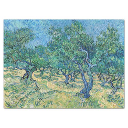 Vincent van Gogh _ Olive Grove Tissue Paper