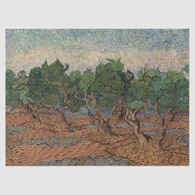 Vincent van Gogh - Olive Grove Tissue Paper (Front)