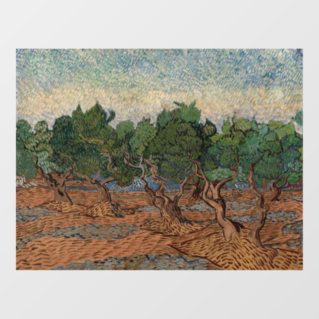 Vincent van Gogh - Olive Grove Window Cling (Sheet)