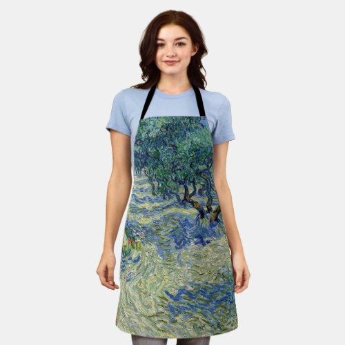 Vincent van Gogh _ Olive Orchard Apron