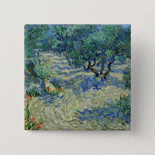 Vincent van Gogh _ Olive Orchard Button