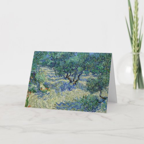 Vincent van Gogh _ Olive Orchard Card