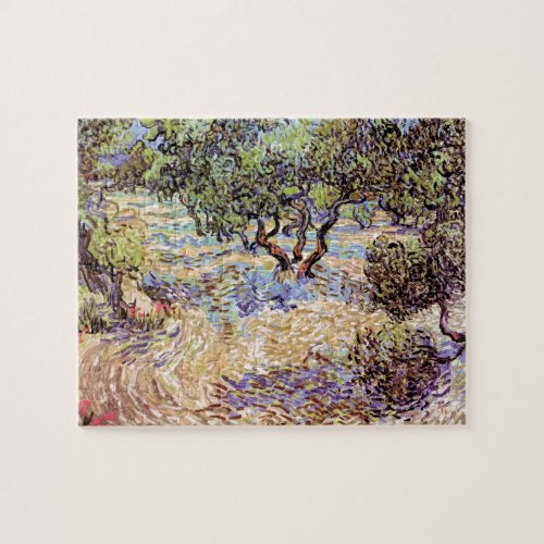 Vincent Van Gogh _ Olive Orchard Fine Art Jigsaw Puzzle