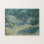Vincent van Gogh - Olive Orchard Jigsaw Puzzle<br><div class="desc">Olive Orchard / Olive Trees - Vincent van Gogh,  1889,  Saint-Remy</div>