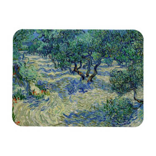 Vincent van Gogh _ Olive Orchard Magnet