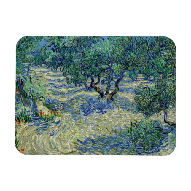 Vincent van Gogh - Olive Orchard Magnet (Horizontal)