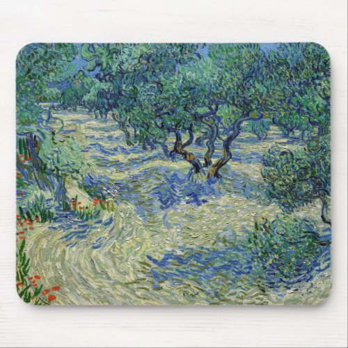 Vincent van Gogh _ Olive Orchard Mouse Pad