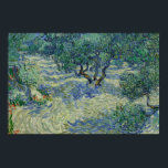 Vincent van Gogh - Olive Orchard Poster<br><div class="desc">Olive Orchard by Vincent van Gogh, 1889. Vincent van Gogh was a Dutch Post-Impressionist painter who is among the most famous and influential figures in the history of Western art. In just over a decade he created approximately 2100 artworks, including around 860 oil paintings, most of them in the last...</div>