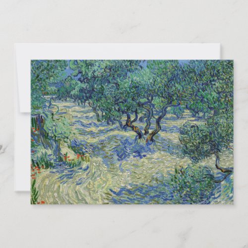 Vincent van Gogh _ Olive Orchard Thank You Card