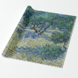 Vincent van Gogh - Olive Orchard Wrapping Paper<br><div class="desc">Olive Orchard / Olive Trees - Vincent van Gogh,  1889,  Saint-Remy</div>