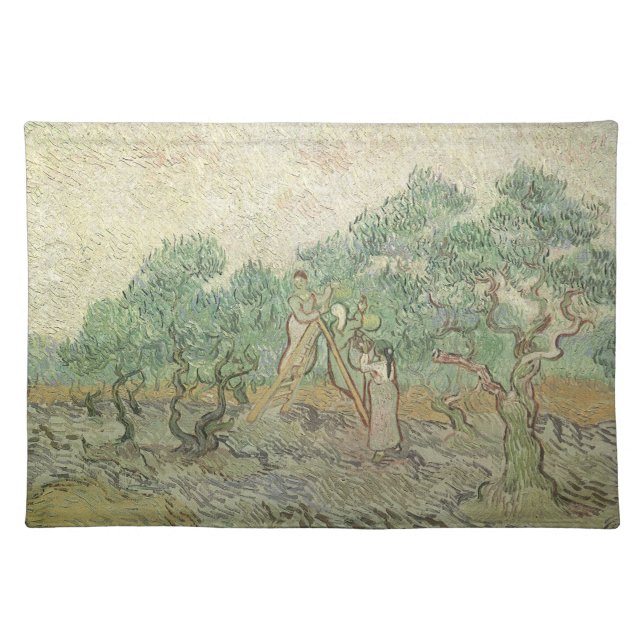 Vincent van Gogh - Olive Picking Cloth Placemat (Front)