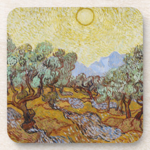 Vincent van Gogh Olive Trees, 1889 Beverage Coaster