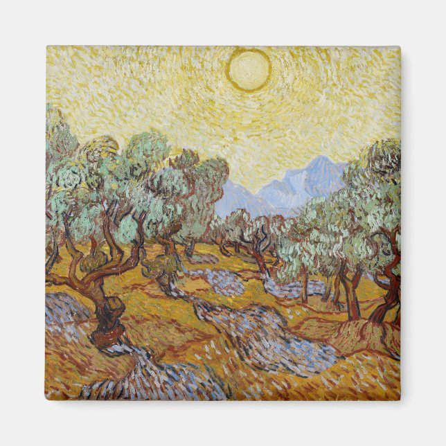 Vincent van Gogh | Olive Trees, 1889 Magnet (Front)