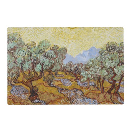 Vincent van Gogh  Olive Trees 1889 Placemat