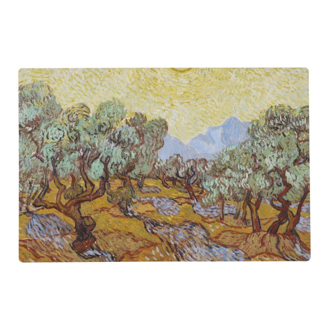 Vincent van Gogh | Olive Trees, 1889 Placemat (Front)