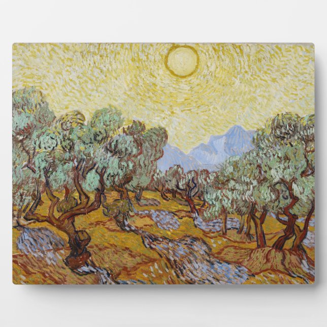 Vincent van Gogh | Olive Trees, 1889 Plaque (Front)