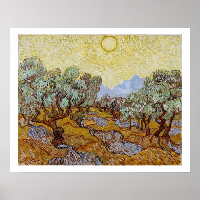 Vincent van Gogh | Olive Trees, 1889 Poster (Front)