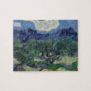 Vincent van Gogh - Olive Trees, Alpilles Mountains Jigsaw Puzzle