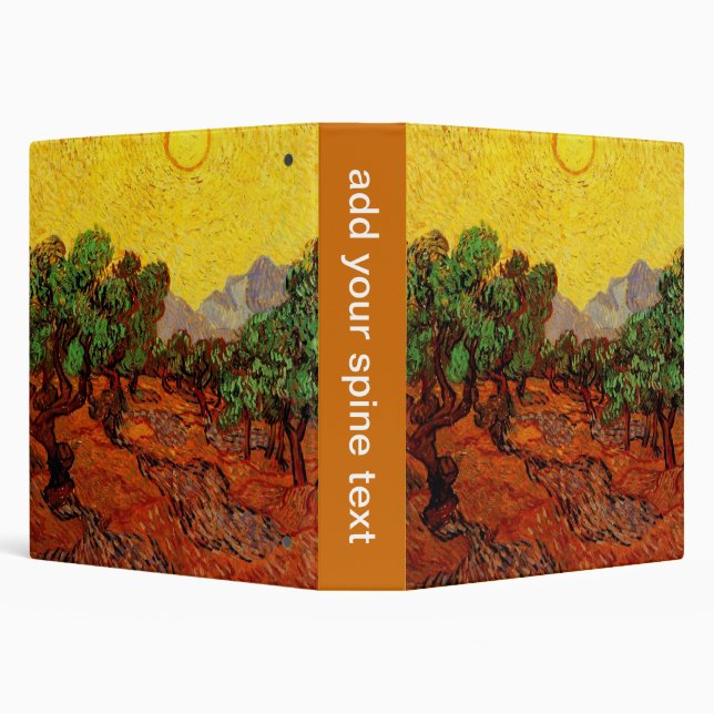 Vincent van Gogh Olive Trees Binder (Background)