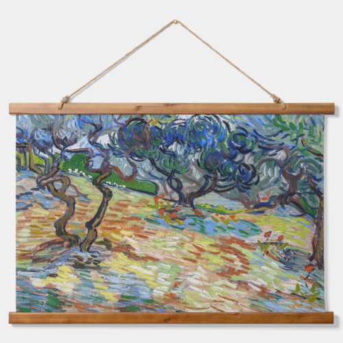 Vincent van Gogh _ Olive Trees Bright blue sky Hanging Tapestry