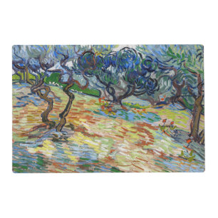 Vincent van Gogh - Olive Trees: Bright blue sky Placemat