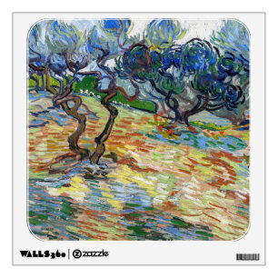 Vincent van Gogh - Olive Trees: Bright blue sky Wall Decal
