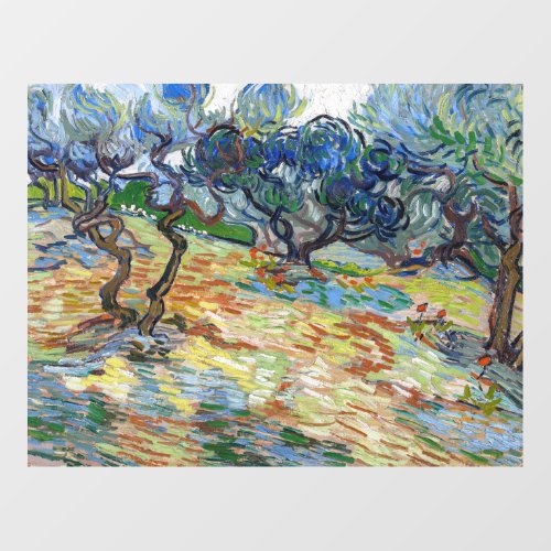 Vincent van Gogh _ Olive Trees Bright blue sky Wall Decal
