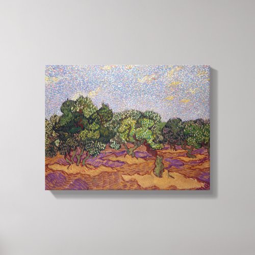 Vincent van Gogh Olive Trees Canvas Print