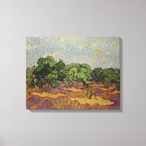 Vincent van Gogh _ Olive Trees Canvas Print