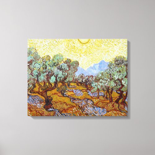 Vincent van Gogh Olive Trees Canvas Print