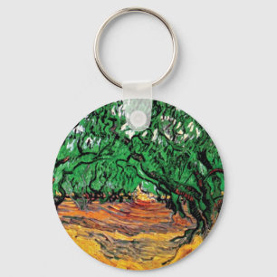 Vincent Van Gogh - Olive Trees Fine Art Keychain