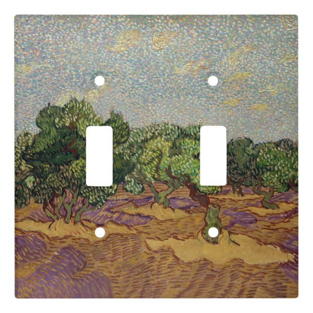Vincent van Gogh - Olive Trees Light Switch Cover (Front)