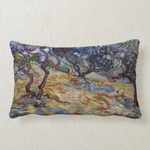 Vincent van Gogh Olive Trees Lumbar Pillow